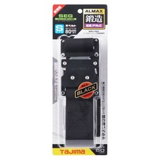 TaJIma 田島 鍛造鋁插扣式S腰帶 BWBS110-BK, 1個