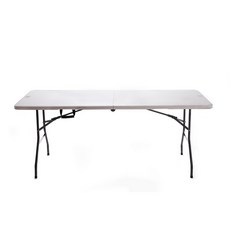 접이식 테이블 의자 세트-추천-아웃도어 포레스트 브로몰딩 접이식 야외 폴딩 대형 테이블 1800, 화이트