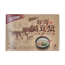 健康時代 台灣鹹豆漿 葷 32g x6包, 1盒