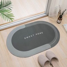 일상나눔 빨아쓰는 깨지지 않는 규조토 발매트, SWEET HOME