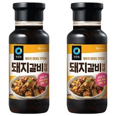 청정원 돼지갈비양념 500g, 2개