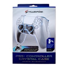 FlashFire PS5 遊戲手把水晶保護殼，透明防刮耐磨，操作靈敏，輕巧舒適, P801CE, 1個