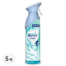 페브리즈 에어 실내 탈취제 린넨 스카이 본품, 165g, 5개