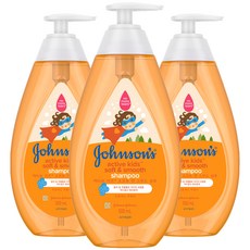 존슨즈베이비 액티브 키즈 소프트 앤 스무드 샴푸, 500ml, 3개