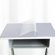 特4K學生透明桌墊, 學生書桌必備，保護桌面，易於清潔, 1入, 透明