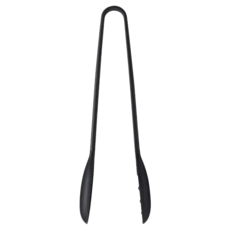 MUJI 無印良品 矽膠料理夾, 黑色, 1支