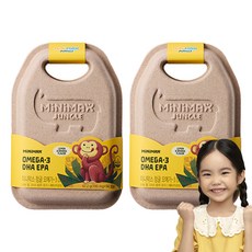 동아제약 미니막스 정글 오메가 3 DHA EPA, 96정, 2개