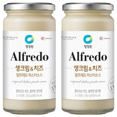청정원 알프레도 생크림&치즈 파스타소스, 350g, 2개