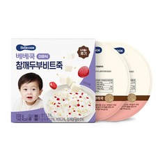 베베쿡 후기 참깨두부비트죽 실온이유식 2p, 혼합맛(참깨/두부/비트), 220g, 1개 - 파스퇴르이유식