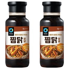 청정원 찜닭 양념 소스, 500g, 2개