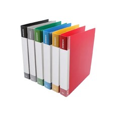 3孔柔彩資料夾_黃,1入 - A4文件收納，辦公室必備，多色可選, 黃
