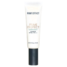 PONY EFFECT 水透潤妝前防護乳 50g, 高保濕妝前隔離，持久服貼，防曬係數SPF50+ PA++++, 自然色, 1罐