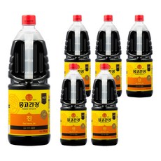 몽고식품 마산 몽고 진간장, 1.8L, 6개