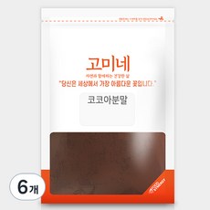 고미네 코코아분말, 300g, 1개입, 6개