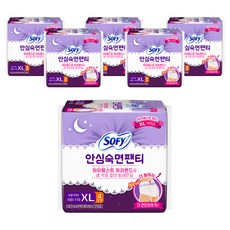 쏘피 안심숙면패티 입는 오버나이트, 특대형, 4개입, 6개