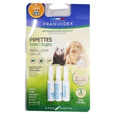 FRANCODEX 法典 小動物蟲蟲終結者外用滴劑 L, 3入組, 草本配方, 持久驅蟲, 1.2ml, 1組