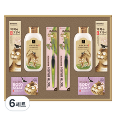 LG생활건강 까치와 호랑이 M호 선물세트, 6개