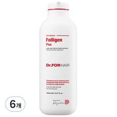 닥터포헤어 폴리젠 플러스 샴푸, 500ml, 6개