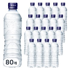 생수전문배송 강원평창수500ml 무라벨 80병, 화성