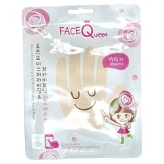 FACEQueeN 玫瑰粉嫩保濕護手膜, 玫瑰保濕亮白護手膜, 觸控螢幕適用, 16g, 1片