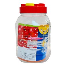 水果酒透明方形醃漬罐, 8L, 1個