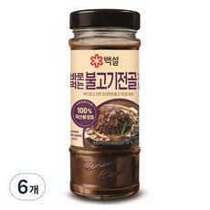 백설 바로먹는 불고기전골양념, 490g, 6개