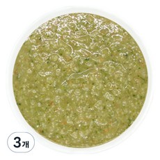 짱죽 유아용 실온이유식 초기 한우시금치 묽은죽 7개월부터, 160g, 3개
