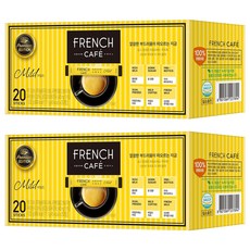 FRENCH CAFE 三合一即溶咖啡, 11.1g, 20條, 2盒