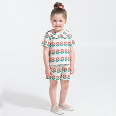 베리메이 여아용 카라 플로라가든 상하복 세트