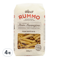 루모 펜네 리가테 프리미엄 파스타, 500g, 4개