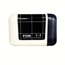 포비월드 자동 전동 연필깎이 FOB-V3, 화이트, 1개