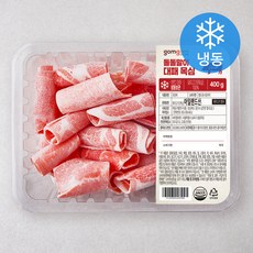 곰곰 돌돌말이 대패 목심 (냉동), 400g, 1개