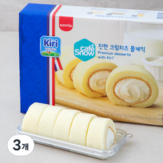 삼립 끼리 진한 크림치즈 롤케익, 330g, 3개