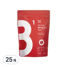 레인보우샵 베이킹소다 베이직, 1kg, 25개