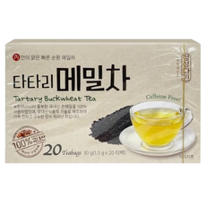 ODAESAN FOOD INC. 韃靼蕎麥茶包，20茶包，無咖啡因, 1.5g, 20包, 1盒