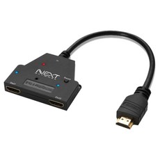 넥스트 이지넷 유비쿼터스 HDMI 1대2 모니터 분배기 NEXT-0102SPC