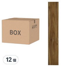 HOURM ENG 宏英 超耐磨自黏地板貼, 6"x36"x1.5mm, 12個 Set, 0.5坪, 木紋