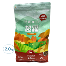 Hyperr 超躍 主食凍乾犬糧 田園雞肉佐鹿肉 全齡犬用 2kg, 雞肉, 1袋