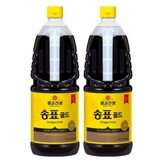 송표 골드 양조간장, 1.8L, 2개