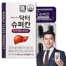 에이치엘사이언스 닥터슈퍼칸 밀크씨슬 루테인 27g, 30정, 1개 30정, 1개
