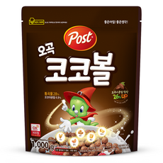 포스트 오곡 코코볼 시리얼, 1kg, 1개