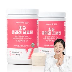 비타민마을 초유 콜라겐 프로틴, 2개, 420g