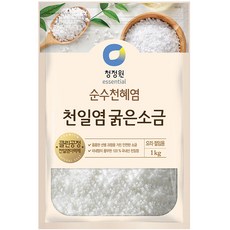 청정원 천일염 굵은소금, 1kg, 1개