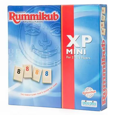 Rummikub 拉密 數字磚塊牌 XP MINI 攜帶版 6人攜帶版, 1盒