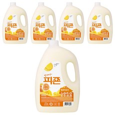 피죤 레귤러 섬유유연제 옐로미모사 본품, 2.9L, 5개