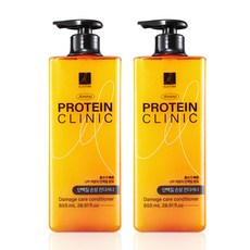 엘라스틴 아미노 프로틴 클리닉 단백질 손상 케어 컨디셔너, 855ml, 2개