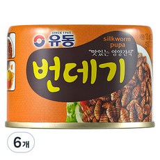 Yoodong 蠶蛹, 130g, 6個