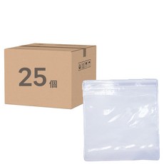 PVC夾鏈收納袋, 25入塑膠收納袋, 11 x 11cm, 25個