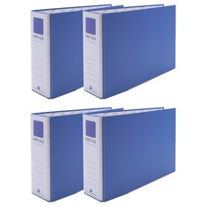 희망사무포인트 2공 파이프 바인더 A4 7X7 군 Br477E, 하늘색, 4개