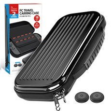 JOYTRON Nintendo Switch 2旅行收納旅行收納包+Joy-Con保護套 2入組, 黑色, 1個, SW2-CARRY03